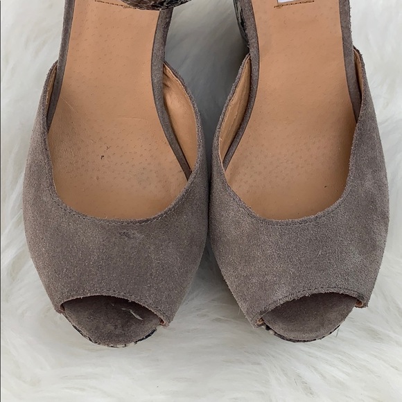 Steve Madden Ruthi python platform wedge sandal - Picture 4 of 8